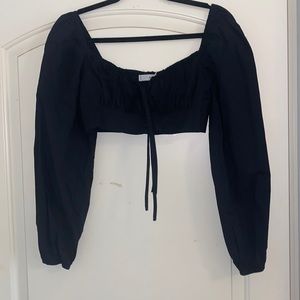 Black Adika crop top